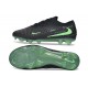 Nike Phantom 6 Low Cut Elite FG Boots Black Illusion Green Black