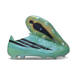 New adidas F50 Hyperfast Elite FG Soccer Boots Pulse Mint Core Black Solar Lemon