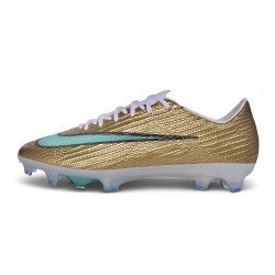 Nike Air Zoom Mercurial Superfly 11 Elite FG Mtlc Gold Green Glow