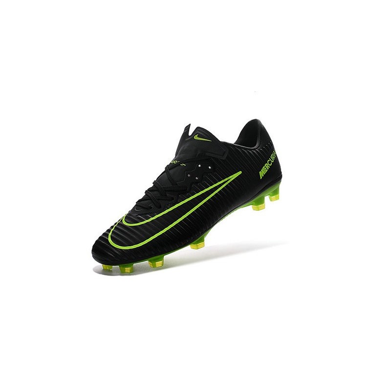 black and green nike cleats