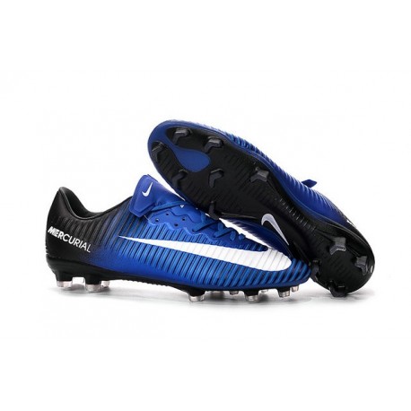 Shoes For Men Nike Mercurial Vapor 11 FG Soccer Football Blue White Black
