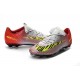 Soccer Cleats 2016 - Nike Mercurial Vapor 11 FG Silver Red Yellow