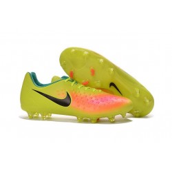 New Nike Magista Opus II FG Football Boots - Low Price - Volt Black Total Orange