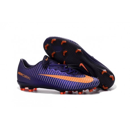 Soccer Cleats 2016 - Nike Mercurial Vapor 11 FG Violet Orange