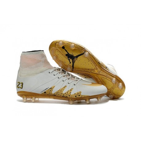 gold jordan football cleats