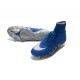 2016 Best Nike Hypervenom Phantom II Soccer Shoes Neymar x Jordan Blue Silver