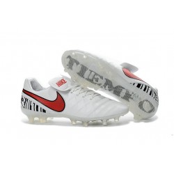2016 Latest Nike Shoes - Nike Tiempo Legend 6 FG Football Shoes White Red