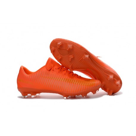 orange nike soccer shoes