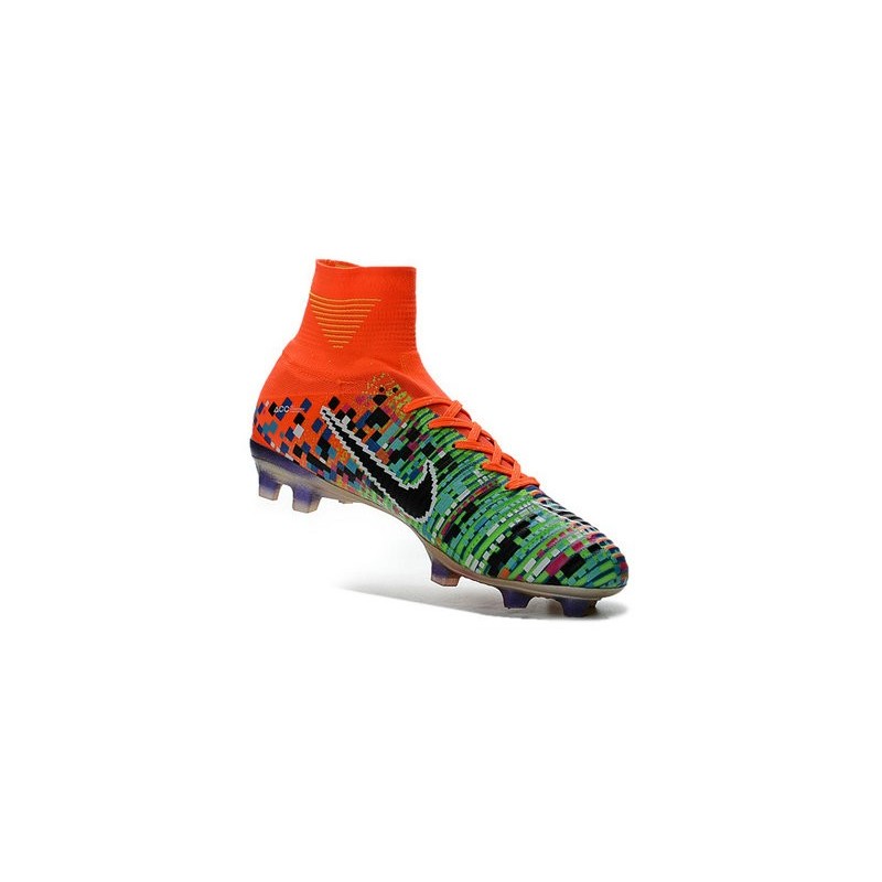 New Soccer Cleats New Nike Mercurial Superfly 5 Fg Nike Mercurial X Ea Sports Orange Green New Soccer Cleats New Nike Mercurial Superfly 5 Fg Nike Mercurial X Ea Sports Orange Green