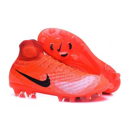 orange and black cleats