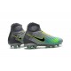 2016 Nike Magista Obra II FG Soccer Cleats For Men Pure Platinum Black Ghost Green