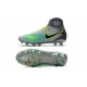 2016 Nike Magista Obra II FG Soccer Cleats For Men Pure Platinum Black Ghost Green