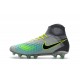 2016 Nike Magista Obra II FG Soccer Cleats For Men Pure Platinum Black Ghost Green