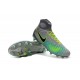 2016 Nike Magista Obra II FG Soccer Cleats For Men Pure Platinum Black Ghost Green