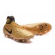 2016 Nike Magista Obra II FG Soccer Cleats For Men Black Gold