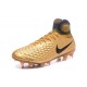 2016 Nike Magista Obra II FG Soccer Cleats For Men Black Gold