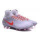 2016 Nike Magista Obra II FG Soccer Cleats For Men Grey Orange