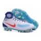 2016 Nike Magista Obra II FG Soccer Cleats For Men White Blue Orange