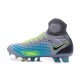 2016 Nike Magista Obra II FG Soccer Cleats For Men Pure Platinum Black Ghost Green