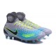 2016 Nike Magista Obra II FG Soccer Cleats For Men Pure Platinum Black Ghost Green