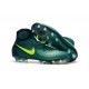 2016 Nike Magista Obra II FG Soccer Cleats For Men Rio Teal Volt Obsidian Clear Jade