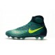 2016 Nike Magista Obra II FG Soccer Cleats For Men Rio Teal Volt Obsidian Clear Jade