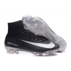 New Soccer Cleats - New Nike Mercurial Superfly 5 FG Black Silver