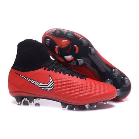 Nike Football Cleats Red Black