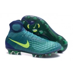 2016 Best Nike Magista Obra II Soccer Shoes Rio Teal Volt Obsidian Clear Jade