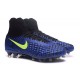 2016 Best Nike Magista Obra II Soccer Shoes Blue Black Volt