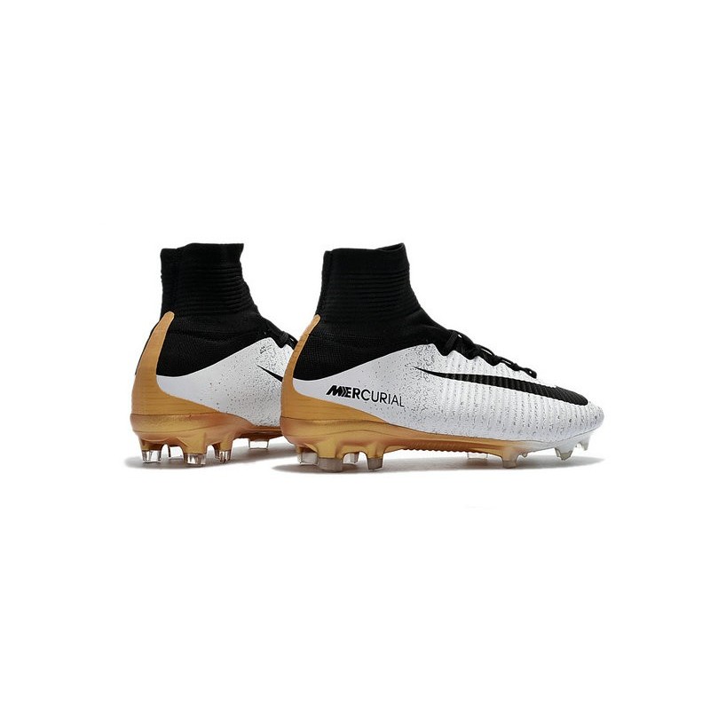 nike mercurial superfly white and gold