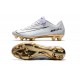 Shoes For Men - Nike Mercurial Vapor 11 FG Soccer Football CR7 Vitórias White Gold Black