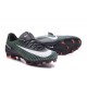 Shoes For Men - Nike Mercurial Vapor 11 FG Soccer Football Black White Blue Volt