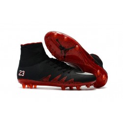 Nike Hypervenom 2 Phantom Men's Nike Football Cleats Jordan Black Red White