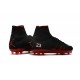 Nike Hypervenom 2 Phantom Men's Nike Football Cleats Jordan Black Red White