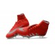 Nike Hypervenom 2 Phantom Men's Nike Football Cleats Red Silver