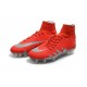 Nike Hypervenom 2 Phantom Men's Nike Football Cleats Red Silver