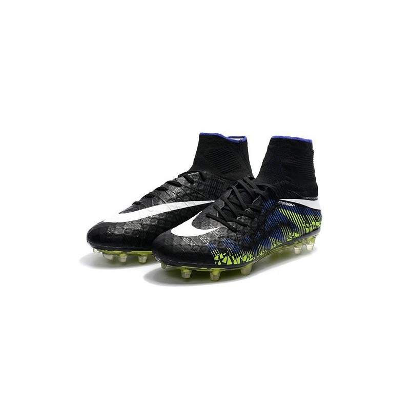 nike blue and black soccer cleats
