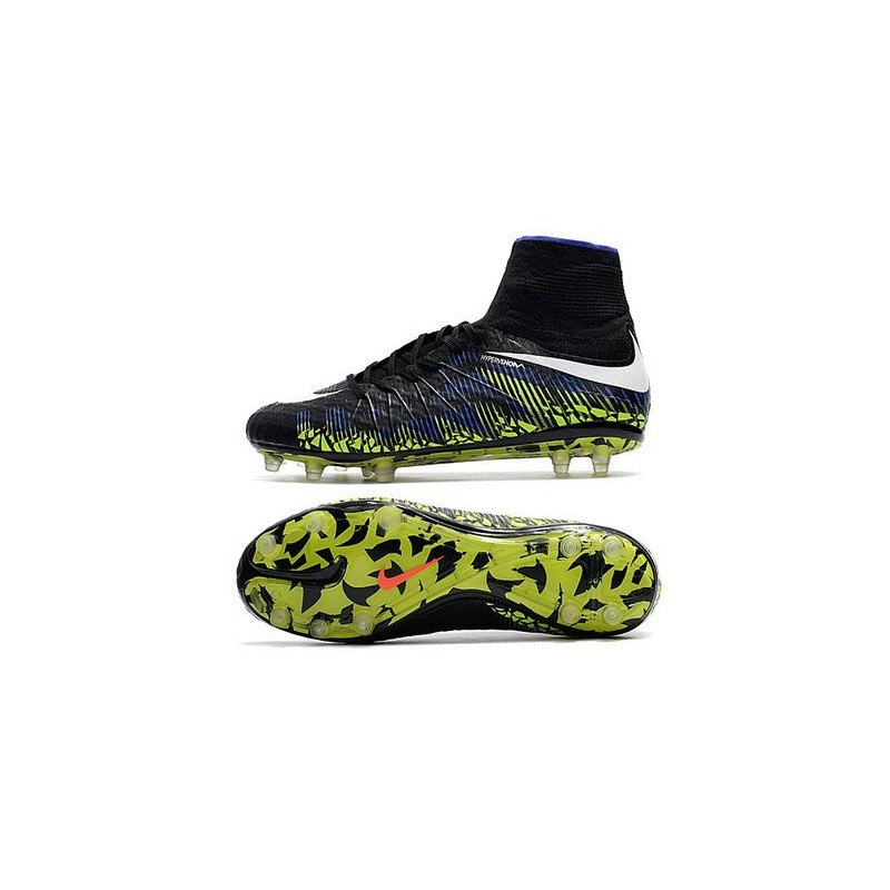 blue and black nike soccer cleats
