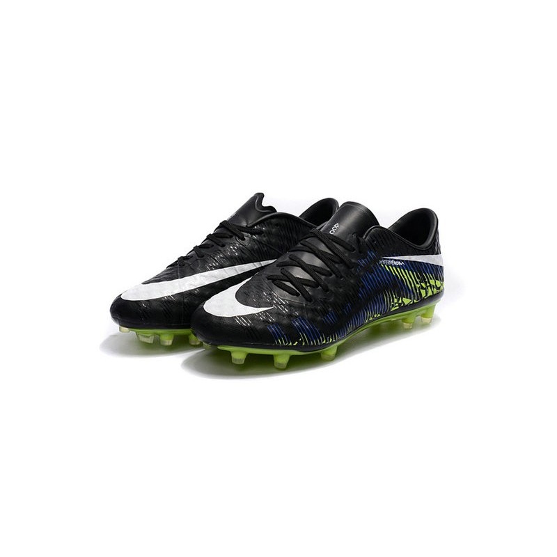 nike hypervenom blue and green