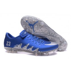 New - Nike Men's Hypervenom Phinish II FG Soccer Boots - Jordan Blue Silver