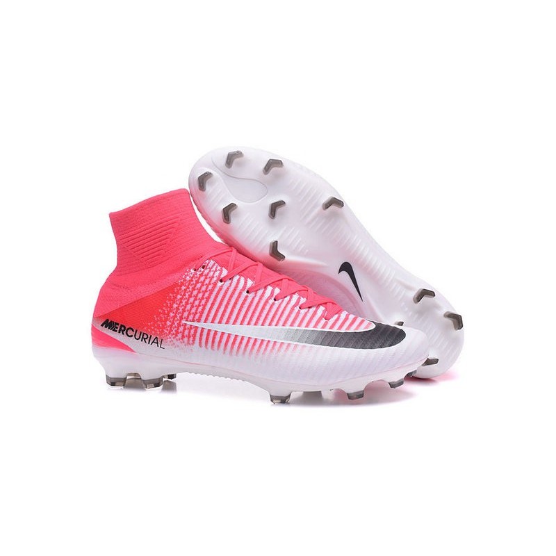 red and white nike cleats