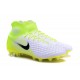 New Nike Magista Obra II FG Soccer Cleats For Men White Yellow