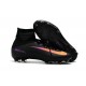 High Top Nike Mercurial Superfly 5 FG Soccer Cleats Black Orange