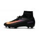 High Top Nike Mercurial Superfly 5 FG Soccer Cleats Black Orange