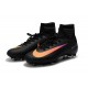 High Top Nike Mercurial Superfly 5 FG Soccer Cleats Black Orange