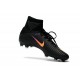 High Top Nike Mercurial Superfly 5 FG Soccer Cleats Black Orange