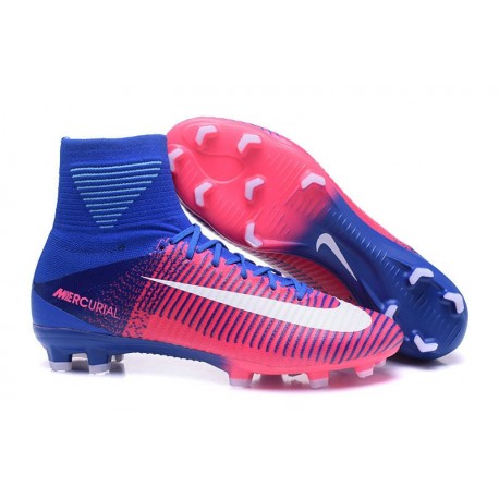 rosa og blue adidas soccer cleats 