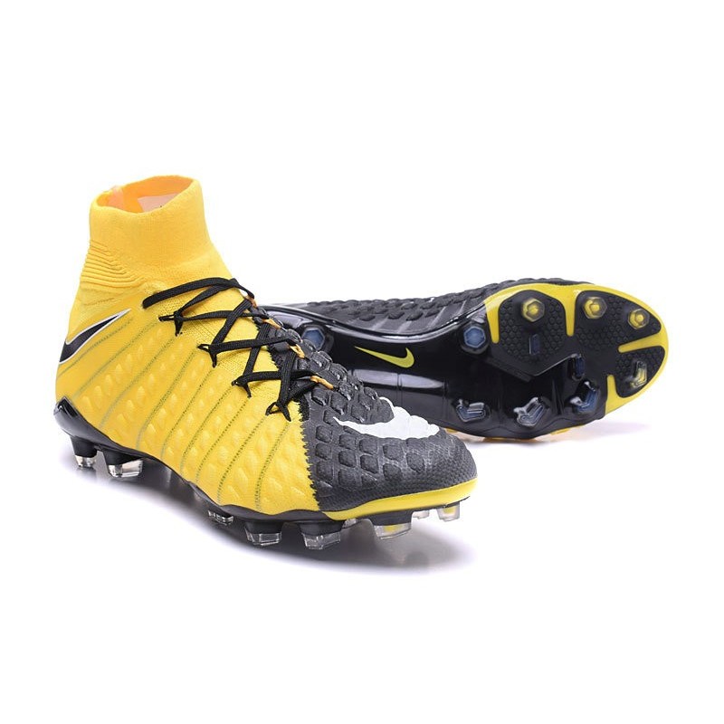 nike hypervenom yellow black