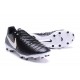 Nike Tiempo Legend 7 FG Leather Firm Ground Boots Black White